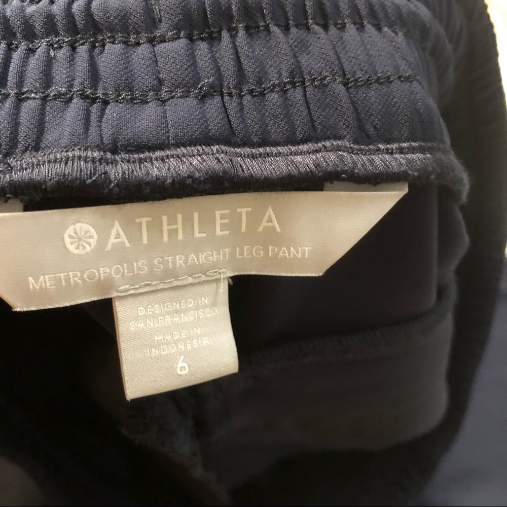 NWOT ATHLETA Metropolis Straight Leg Pant - Picture 7 of 11